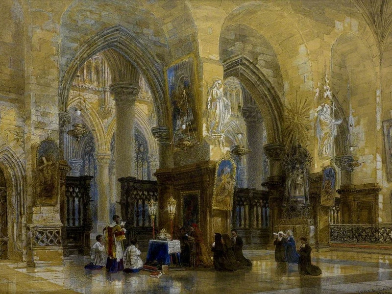 1835-Wyke Bayliss - Cattedrale di Ypres